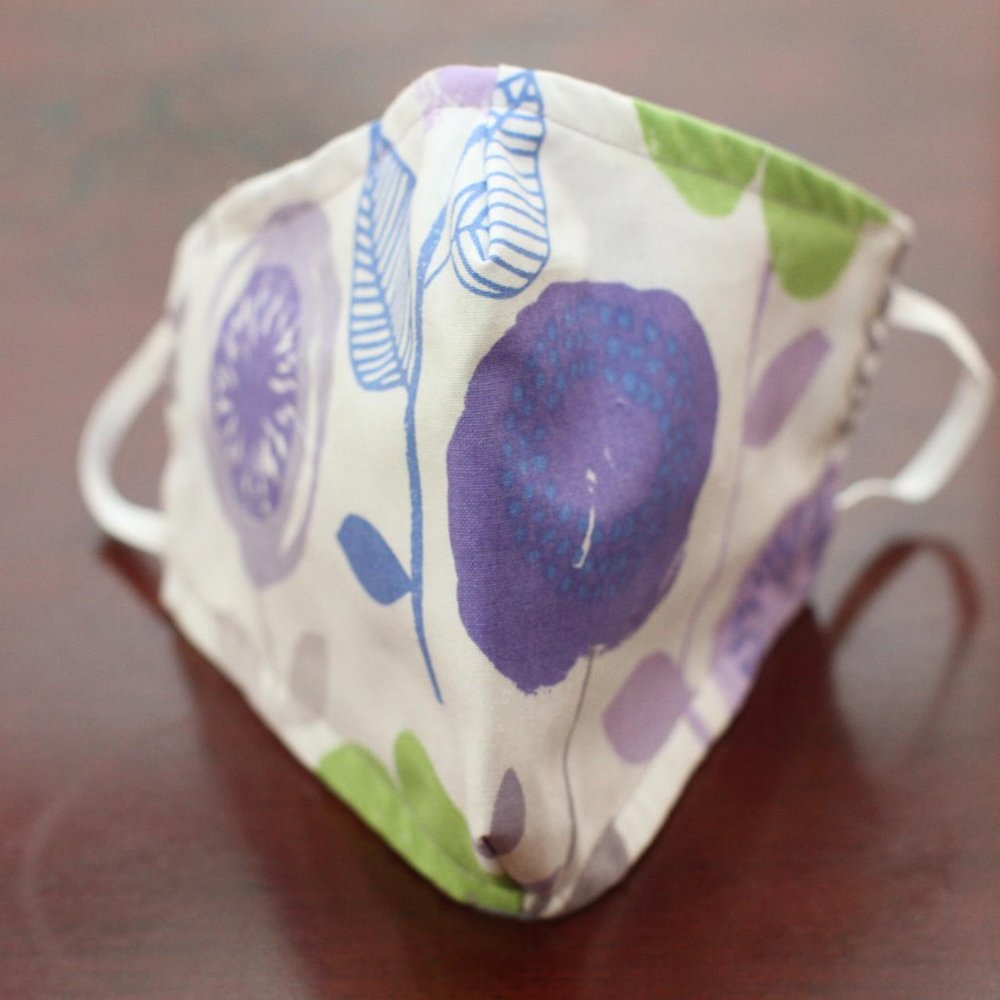 3 Pack 100% doubled cotton masks - Picture 2 of 4
